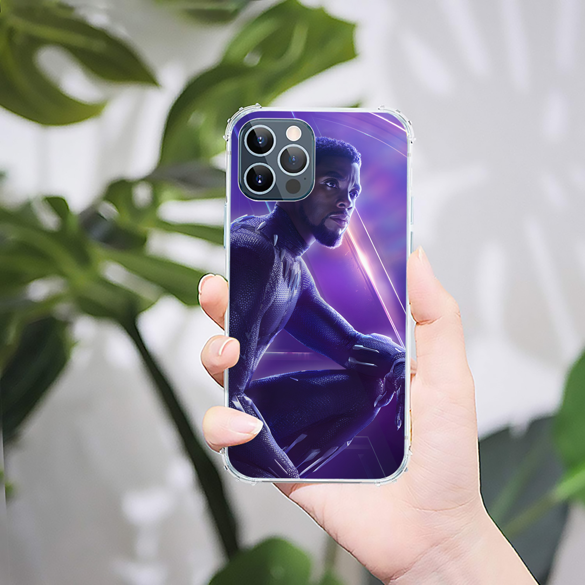 （画像用） アベンジャーズ The Avengers 【iPhone 12シリーズ対応】透明スマホケース（クリアソフトケース）